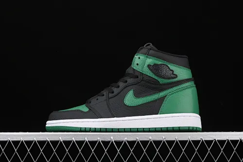 All categories Air Jordan Jordan series basketball shoes Air Jordan 1 High Air Jordan 1 "Pine Green" AJ1 Joe 1 retro black and green 555088-030